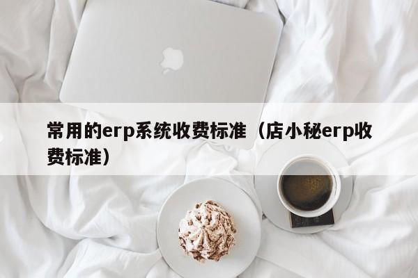 常用的erp系统收费标准（店小秘erp收费标准）